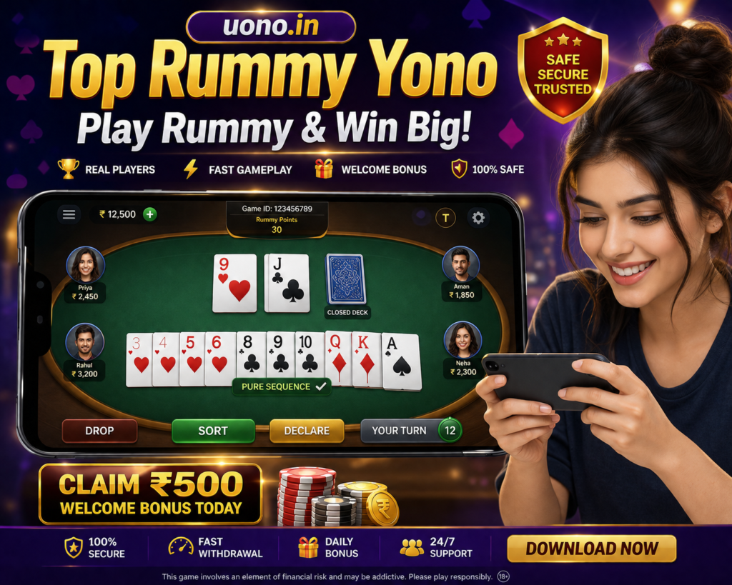 Top Rummy Yono APK Download – Claim ₹500 Welcome Bonus Today