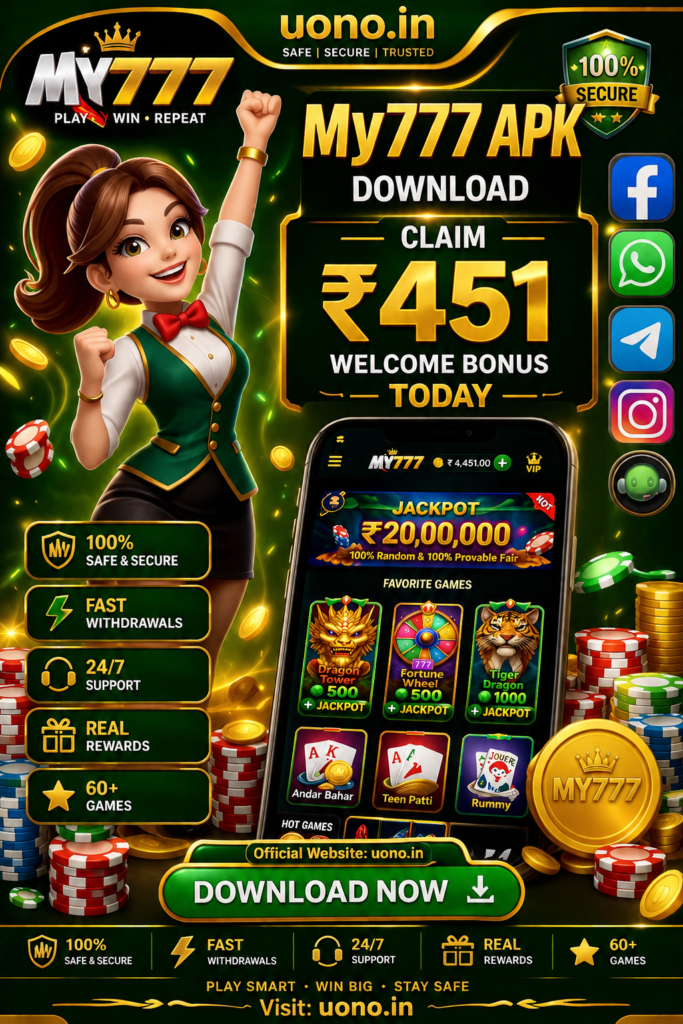 My777 APK Download – Claim ₹451 Welcome Bonus Today